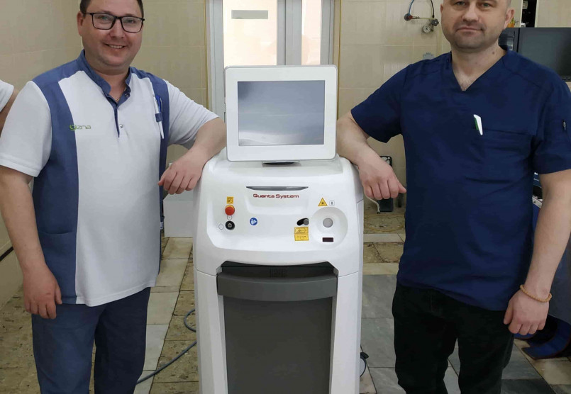Гольмієвий лазер Quanta System вже в лікарні Трускавця!